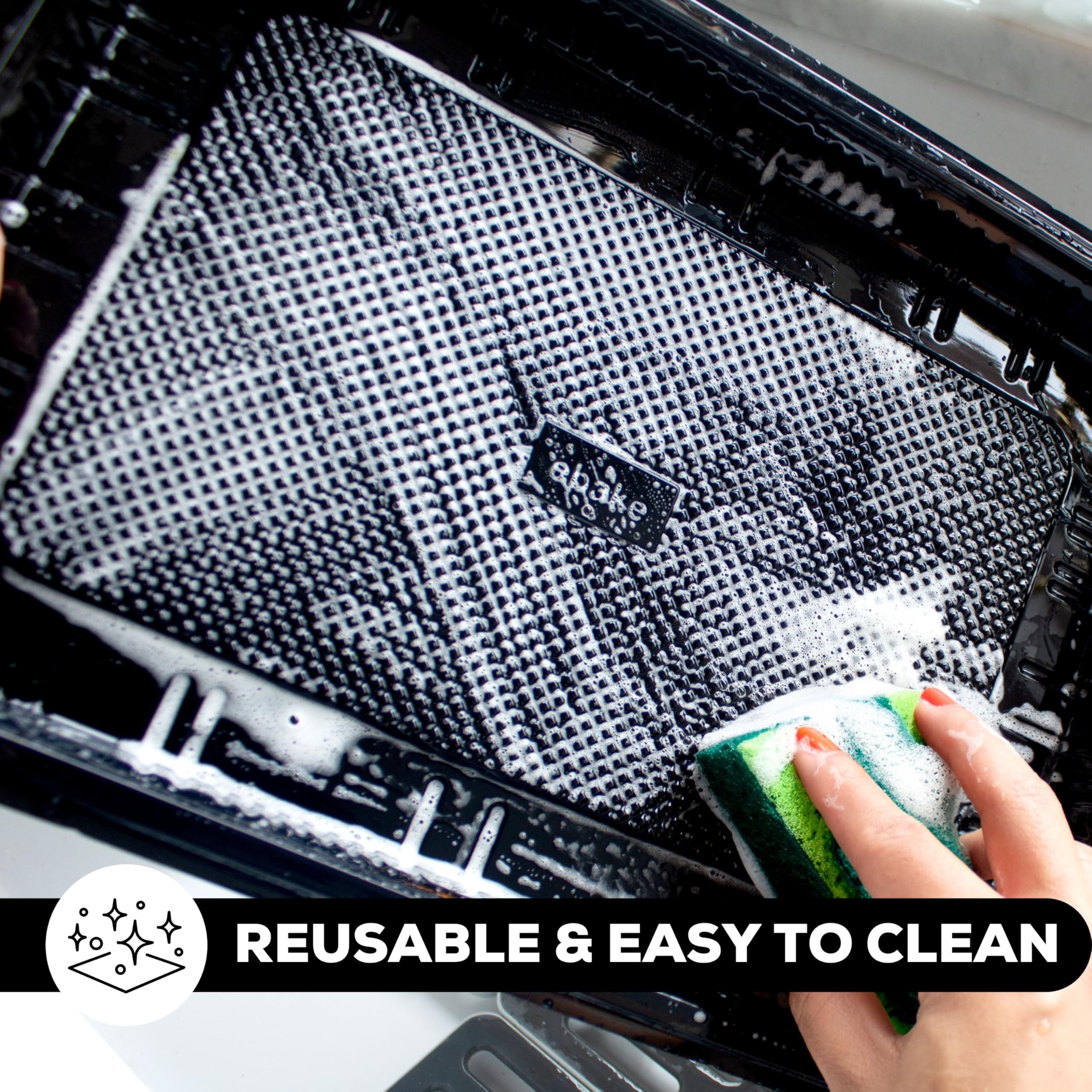 10 Pack Catering Trays with Lids – 17" Serving Tray with Lid, Heavy Duty Recyclable Plastic Party Platters for Catering, Buffet, Picnics & Events – Food Tray with Clear Lid (17.72 x 12.20 x 2.95 inch)