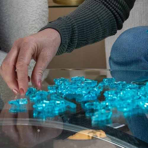 BePuzzled Peanuts Snoopy Campfire 3D Crystal Puzzle - Challenging Fun for Ages 12+ | Perfect Display Piece