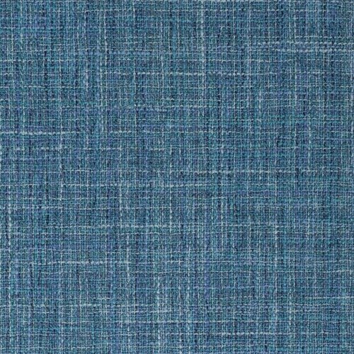 Sweet Home Collection Chair Cushion Memory Foam Pads with Ties Honeycomb Pattern Slip Non Skid Rubber Back Rounded Square 16" x 16" Seat Cover, 6 Pack, Aria Blue 12 Pack