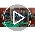 Large 39.5" x 31.5" Pale Green Repotting Mat for Indoor Plants