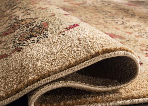 SAFAVIEH Lyndhurst Collection Runner Rug - 2'3" x 8', Beige & Multi, Traditional Paisley Design, Non-Shedding & Easy Care, Ideal for High Traffic Areas in Living Room, Bedroom (LNH224A)