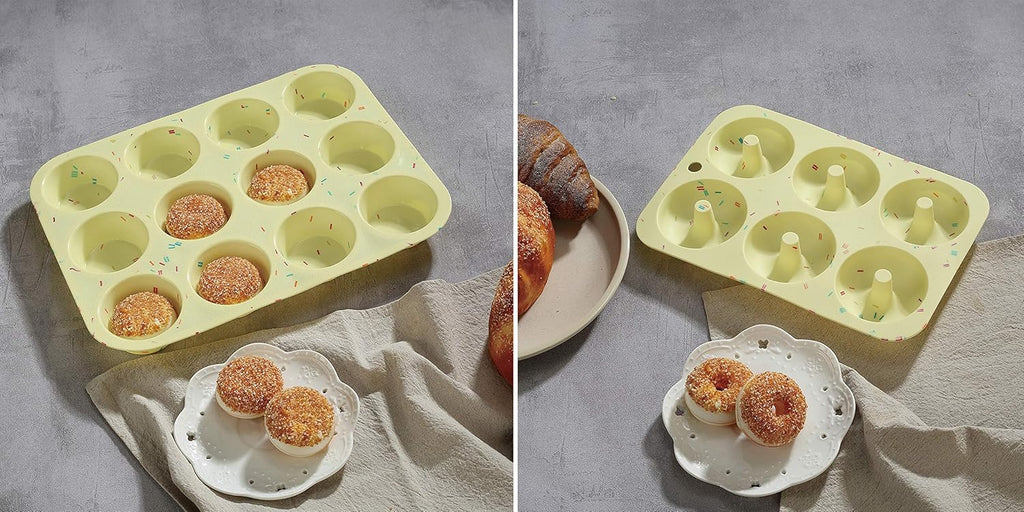 Skiennix 46PCS Silicone Bakeware Set - Versatile Molds for Cakes, Muffins, and Cupcakes | Durable & Easy to Clean