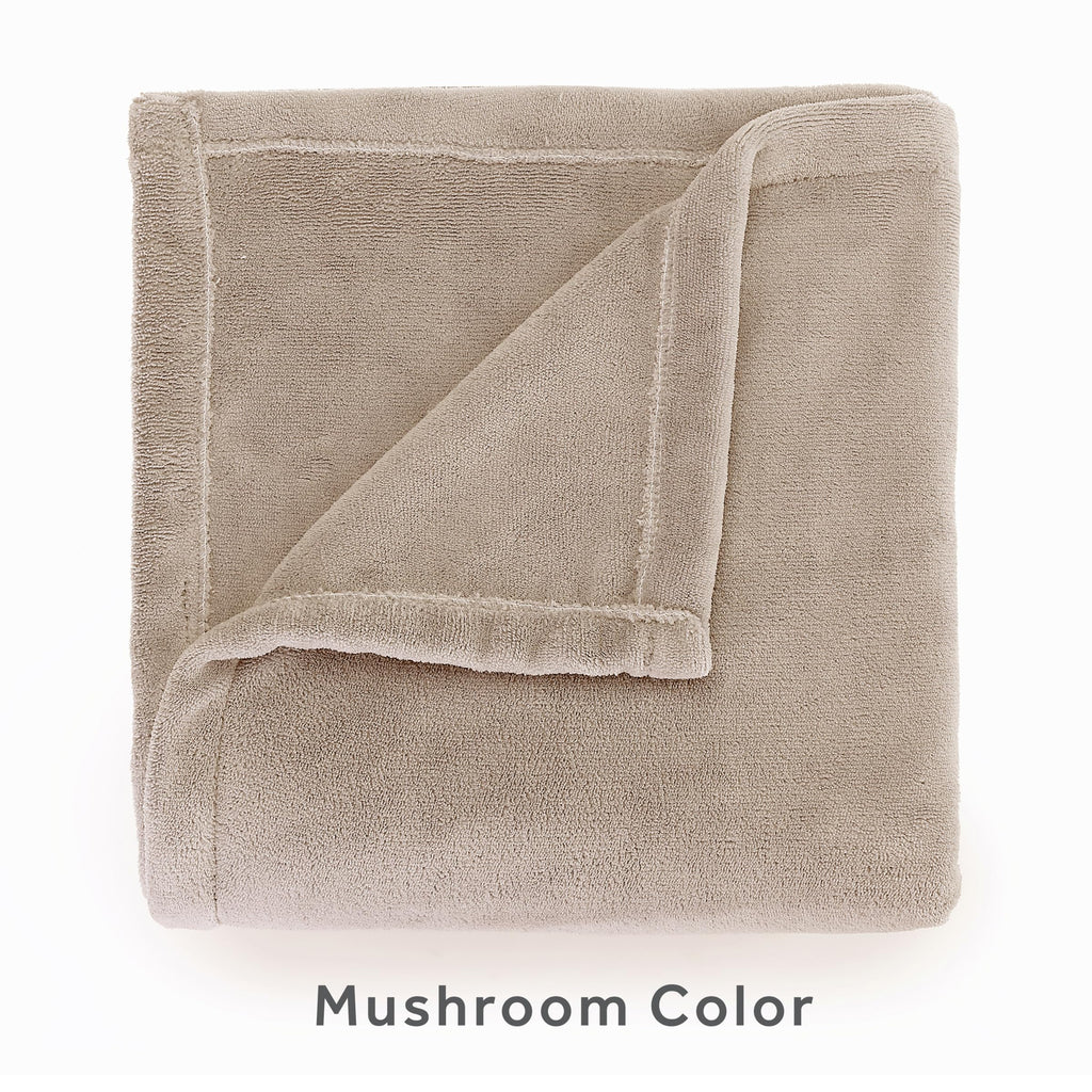 Sunbeam Electric Royal Luxe Microplush Heated Blanket 12 Heat Settings, 12-Hour Selectable Auto Shut-Off, Fast Heating, Warm and Cozy, Sandstone Color, Queen, 90" x 84"