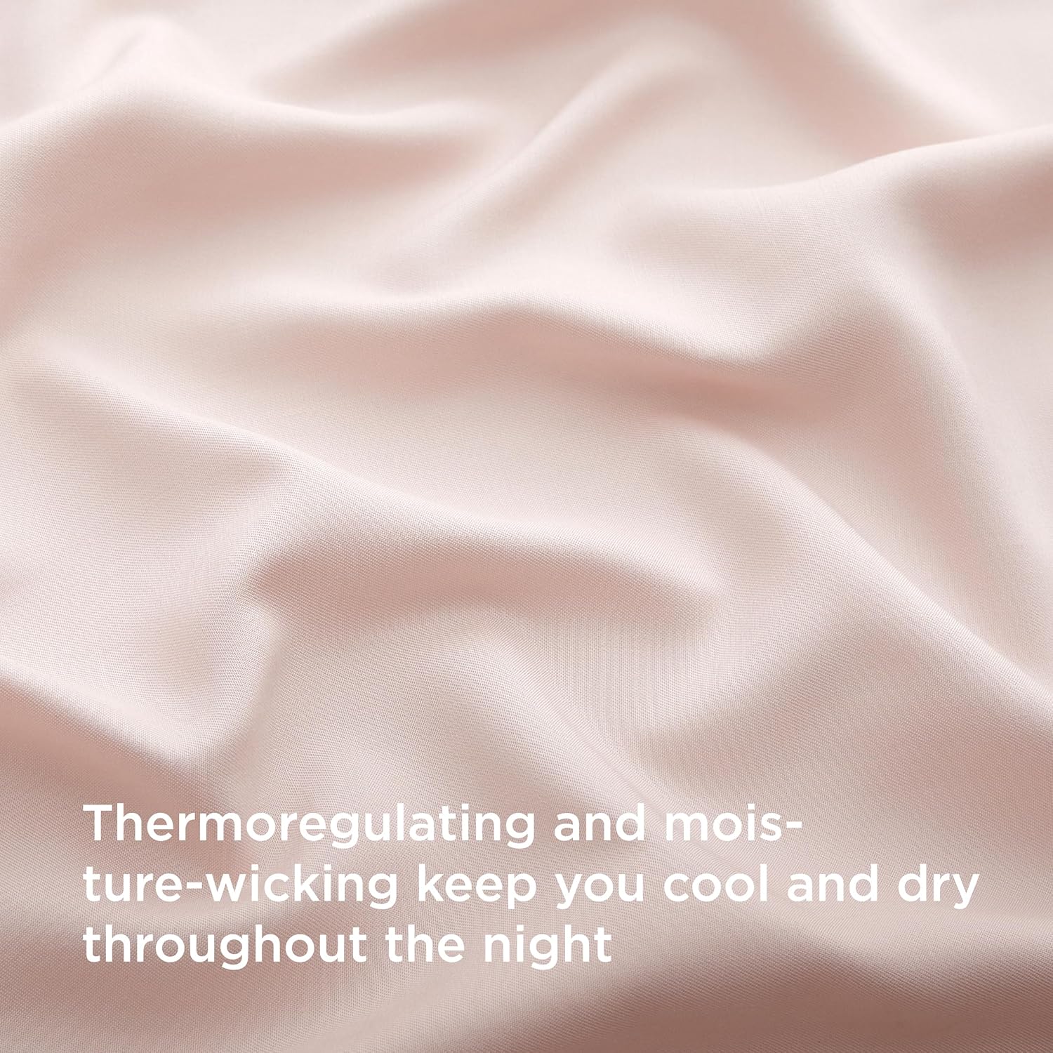 Bedsure Cooling Twin Sheets - Breathable & Soft Rayon from Bamboo | Deep Pocket Up to 16 Inches, Pink