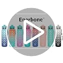 Enerbone 32 oz Motivational Water Bottle with Straw - Crystal Edition