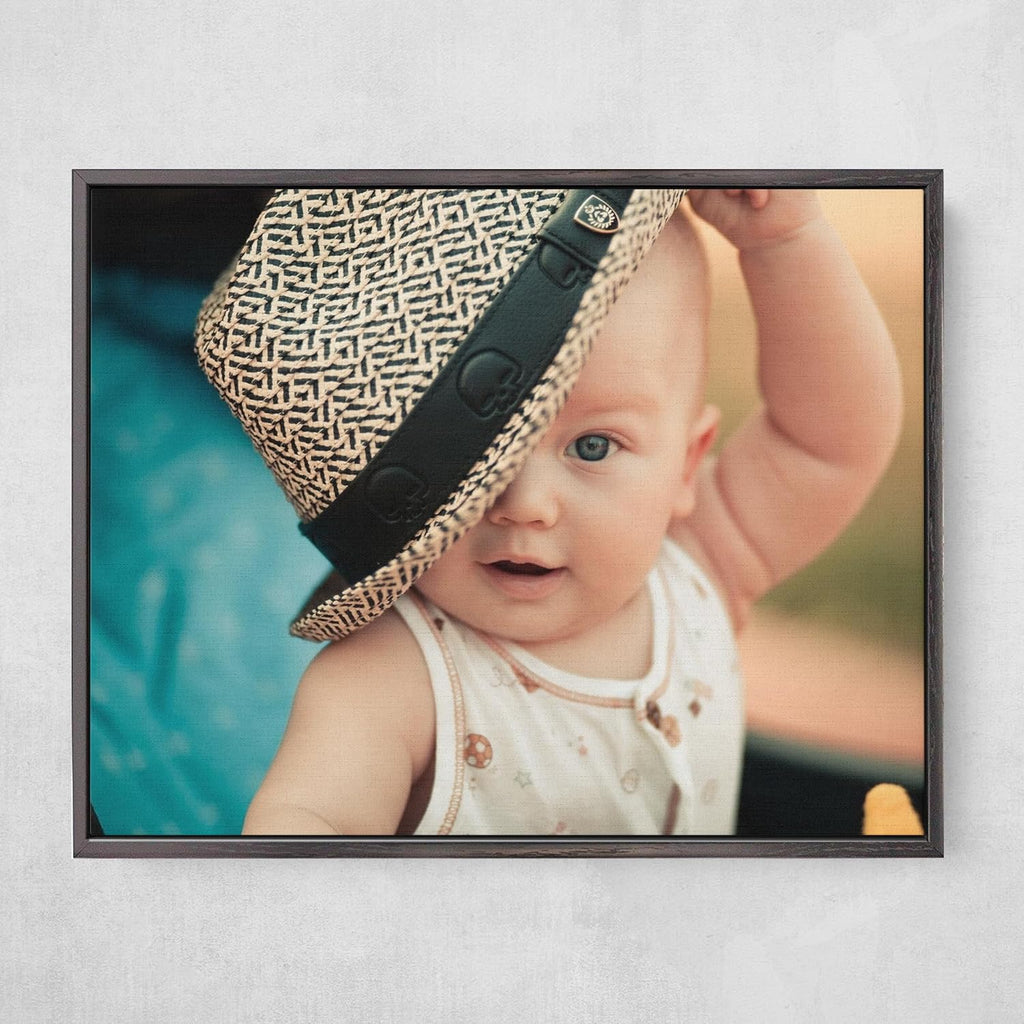 P&L ART. Personalized Custom Canvas Prints: Photo On Canvas Transform Your Photos into Stunning Framed Wall Art Digitally Printed Photo To Canvas Ideal for Home Decor Gifts Keepsakes Black 11X14