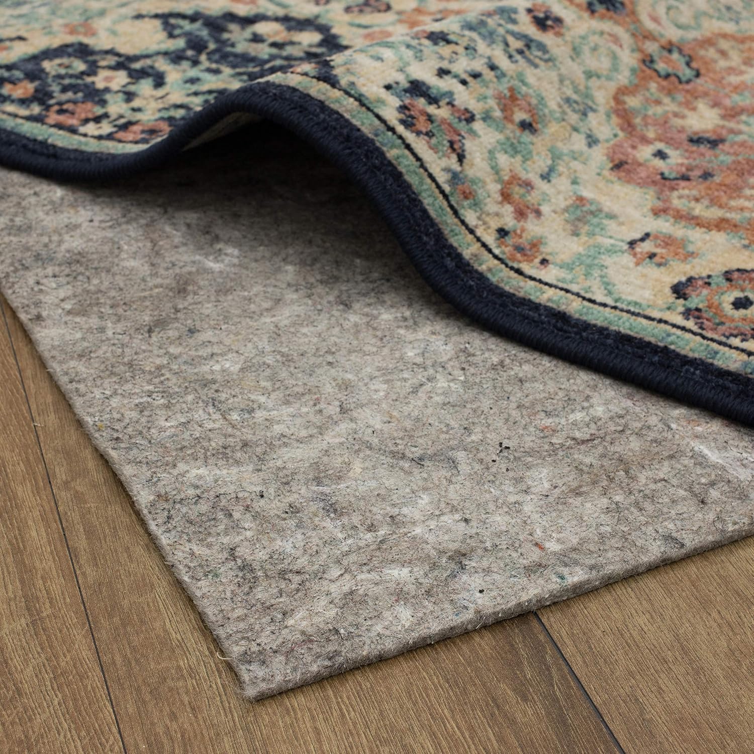 Mohawk Home Non-Slip Rug Pad - 1/4" Thick Felt & Latex Rubber Gripper - 8' x 10' for Hardwood & Tile Floors