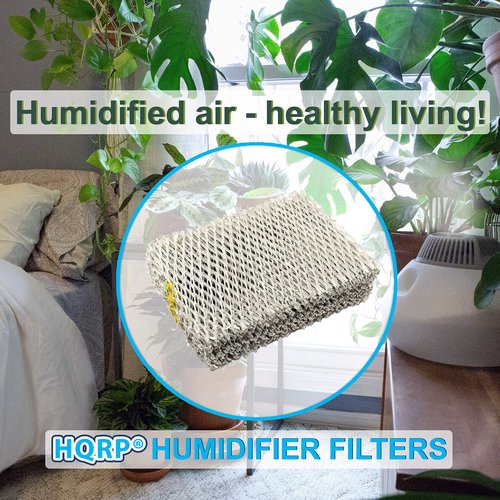 HQRP 2-Pack Humidifier Wick Filter for Hunter 31941 94124 Replacement fits Hunter 33201, 33202, 33204, 33222, 33223, 37201, 37202, 37222, 37223, 36202 Humidifiers