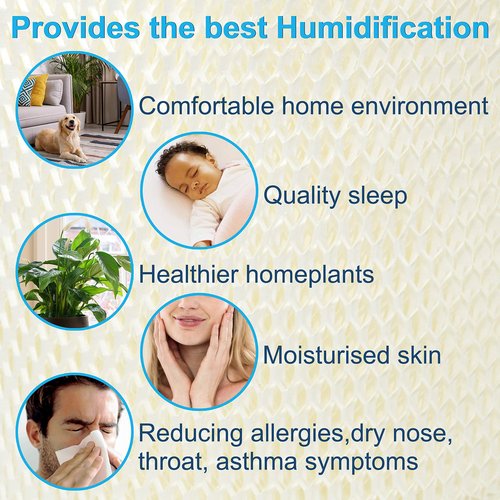 HQRP 2-Pack Water Filter Compatible with Honeywell HE260, HE360, HE265, HE365, HE200, HE250, HE260A/B, HE265A/B, HE360A/B, ME360, HE365A/B, HE280, HE300 Humidifiers, HC26A1008 HC26E1004 Replacement