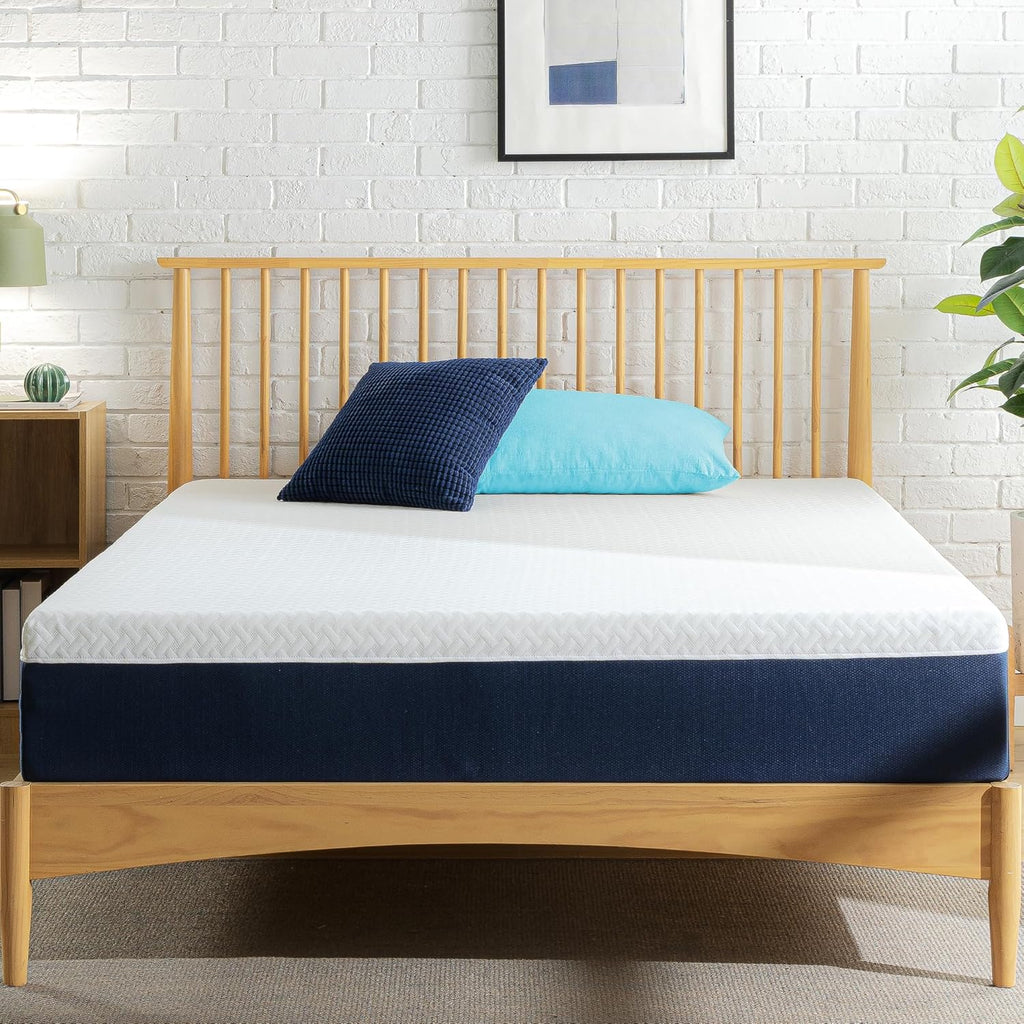 ZINUS 10 Inch Full Hybrid Mattress - Cooling Comfort, Medium Firm, Fiberglass Free, Motion Isolation