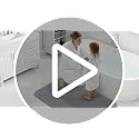 Arotive Chenille Bath Rug 30x20 - Soft, Absorbent, Machine Washable