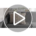 4TH Emotion Easter Rabbit Throw Pillow Covers, 18x18 Faux Fur Beige Set of 2