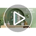 SYIPO Wall Mount Plastic Bag Holder - Reusable Grocery Bag Organizer, Tree Branches