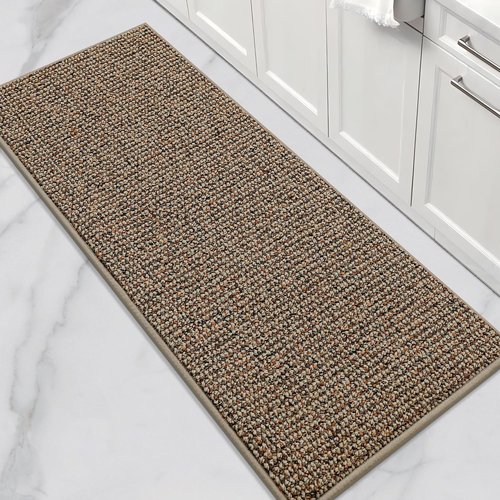 BEQHAUSE Kitchen Runner Rug - Non-Slip, Super Absorbent & Stain Resistant | 24"x60", Taupe