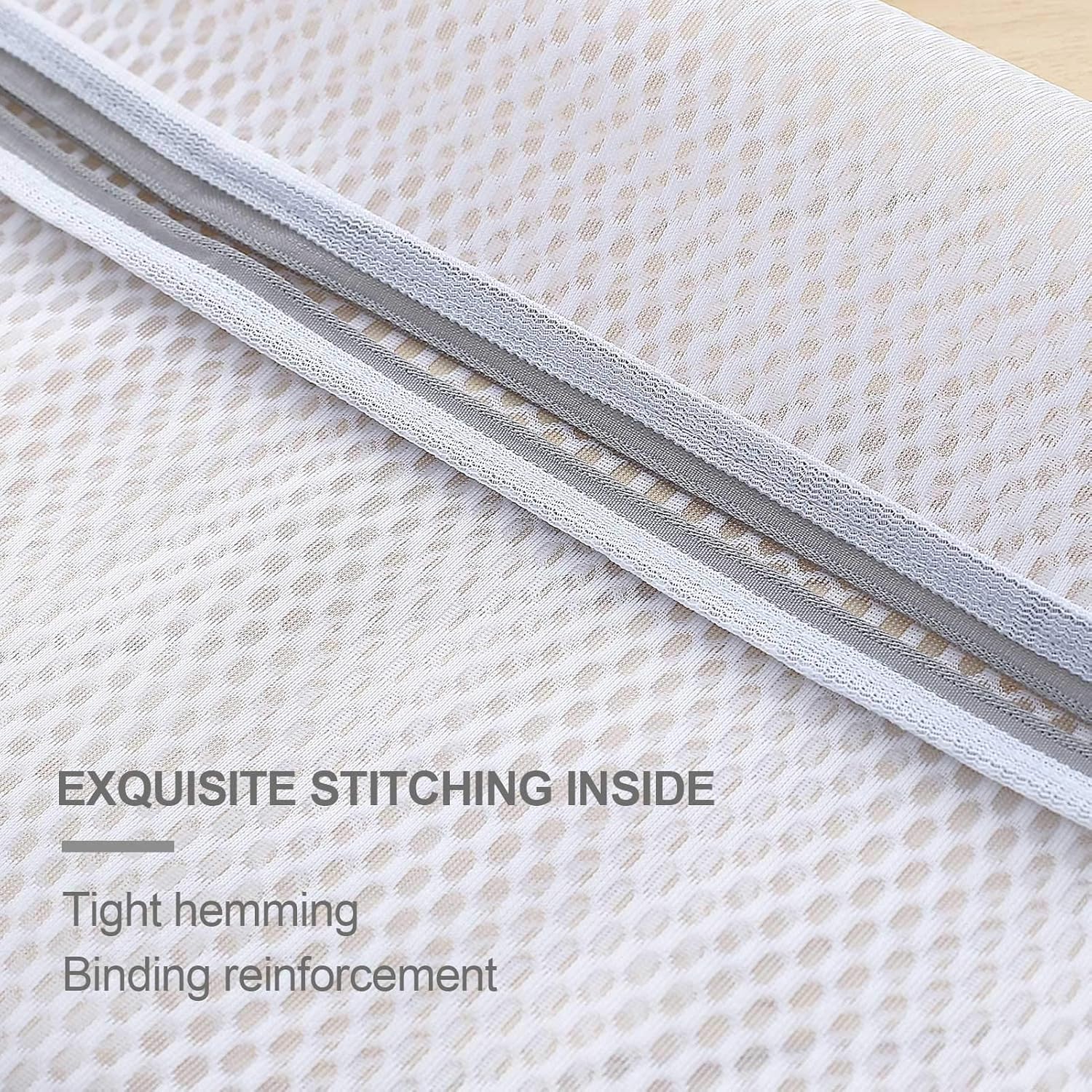 Mesh Laundry Bags by [Brand Name] - Durable 125gsm Wash Bags for Delicates | 2XL & 2L Sizes