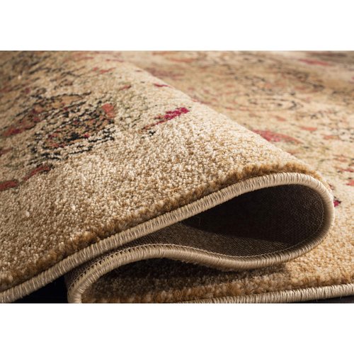 SAFAVIEH Lyndhurst Collection Runner Rug - 2'3" x 8', Beige & Multi, Traditional Paisley Design, Non-Shedding & Easy Care, Ideal for High Traffic Areas in Living Room, Bedroom (LNH224A)