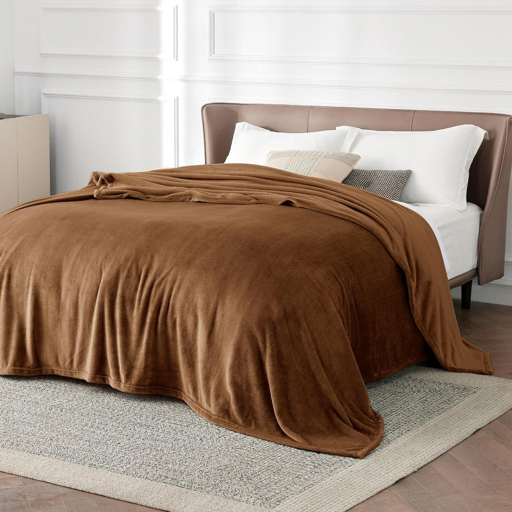 Bedsure GentleSoft King Size Fleece Blanket - Soft, Lightweight, Plush & Cozy Microfiber, 108x90 Inches
