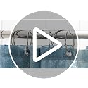 Coideal 2-Inch Metal Shower Curtain Rings - 20 Pack Heavy Duty Silver Loops