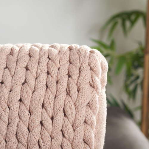 SAFAVIEH Home Collection Adalina Pink 20 x 20-inch Decorative Throw Pillow, 22"x22"