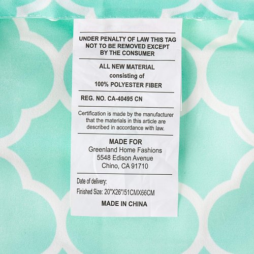 Greenland Home Barefoot Bungalow Cruz Coastal Seashell Pillow Sham, Standard, White