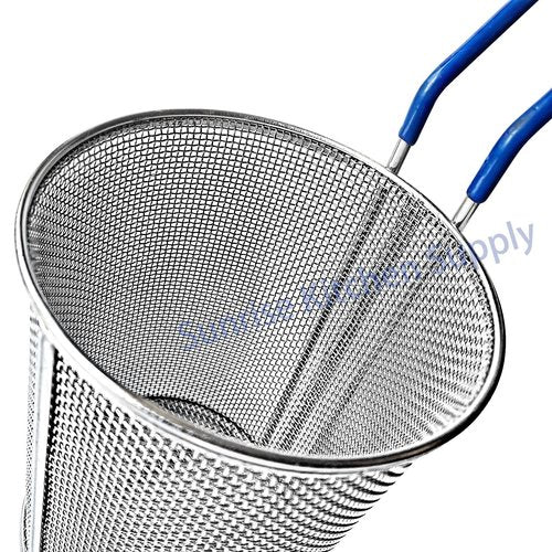 Sunrise Kitchen Supply Stainless Steel Pasta Boil Basket (2, 5.25" D x 7" H)