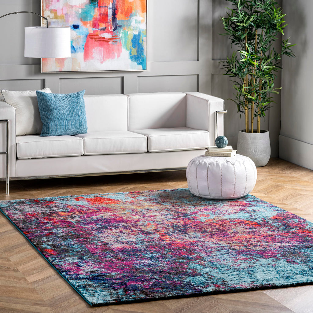 nuLOOM Reva Colorful Abstract Accent Rug, 3x5, Multi