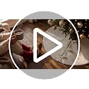 48 Inch White Tweed Christmas Tree Skirt - Farmhouse Holiday Decor