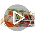 10 Pack Reusable Snack Bags - BPA-Free PEVA Food Storage
