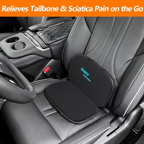 Sojoy iGelComfort 3 in 1 Foldable Gel Seat Cushion Featured with Memory Foam (A Must-Have Travel Cushion! Smart, Easy Travel Cushion) (Size: 18.5“ x 15" x 2")
