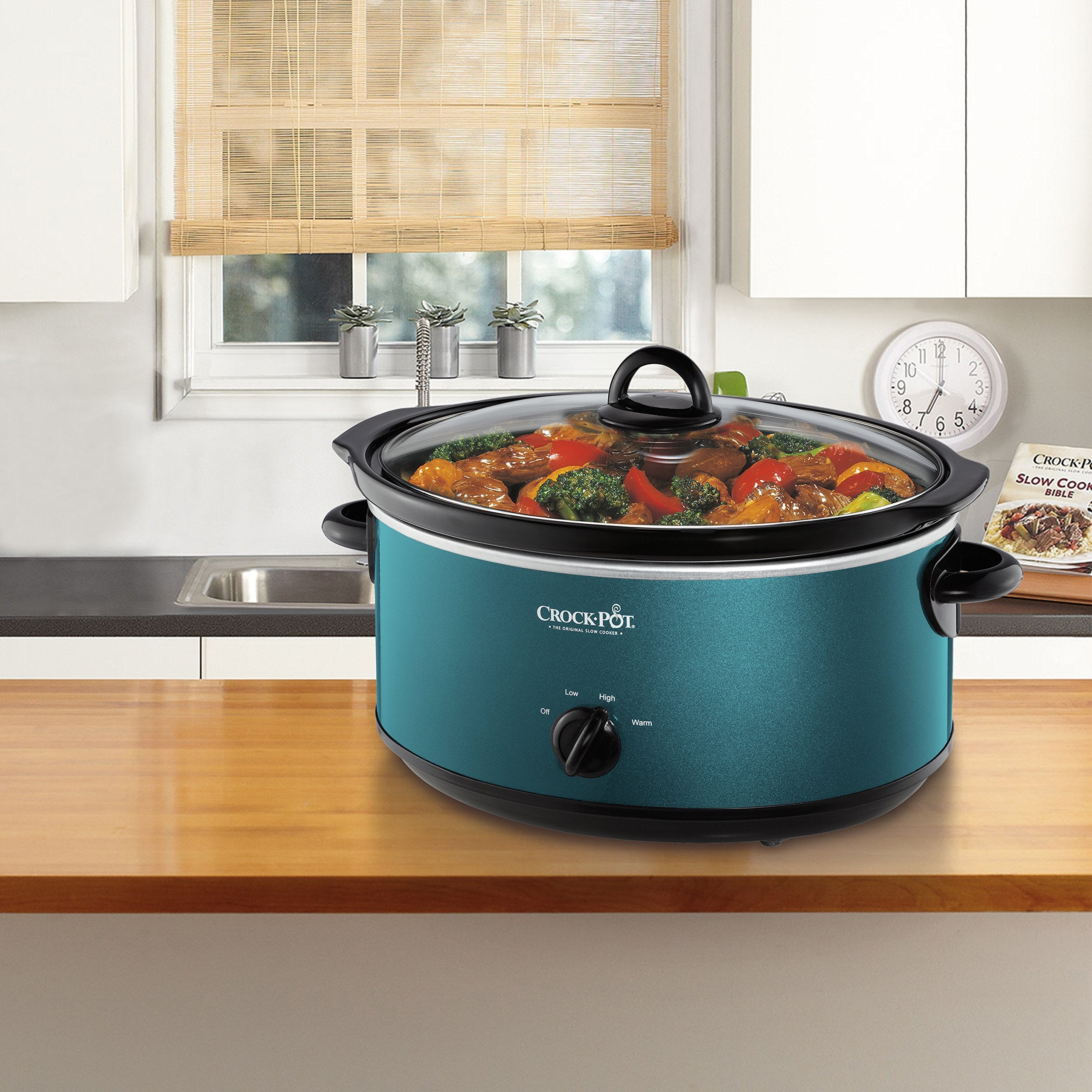 Crock-Pot 7 Quart Slow Cooker and Food Warmer Bundle