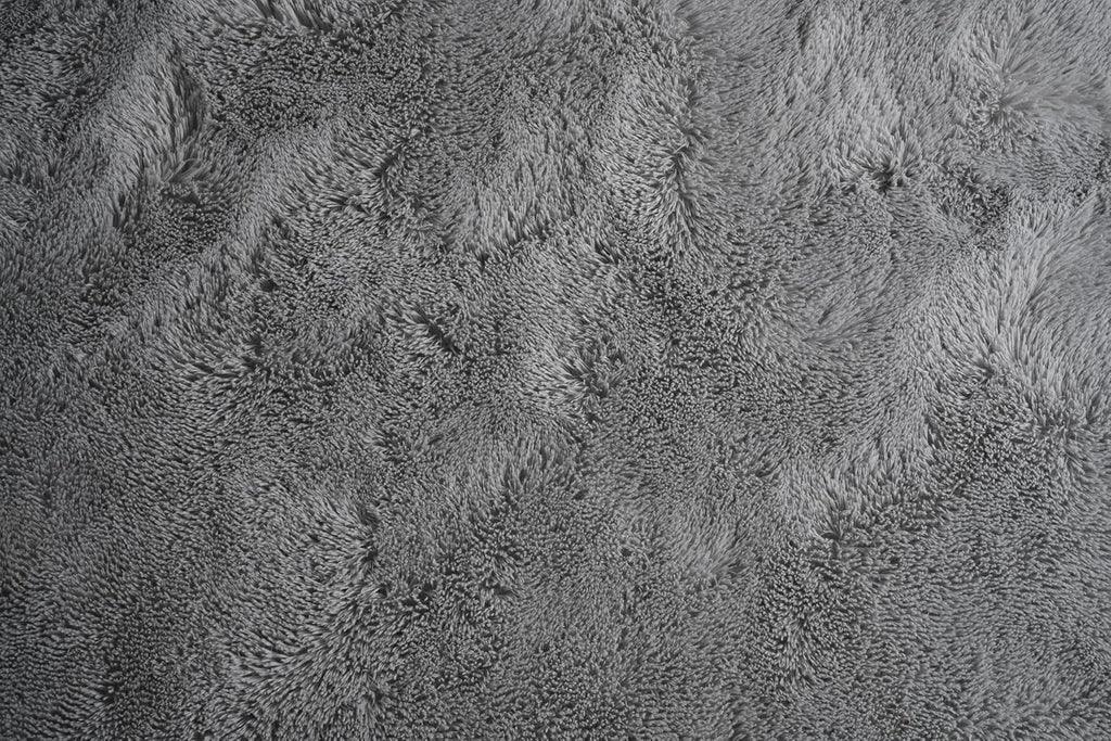 Zentavio Area Rugs - Soft Fluffy Grey Shag Carpet | 4x6 Plush Throw Rug for Living Room & Bedroom