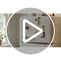 Magnetic Wooden Test Tube Vases Set of 2 for Refrigerator - Walnut