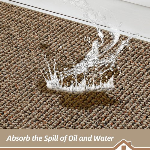 BEQHAUSE Kitchen Runner Rug - Non-Slip, Super Absorbent & Stain Resistant | 24"x60", Taupe