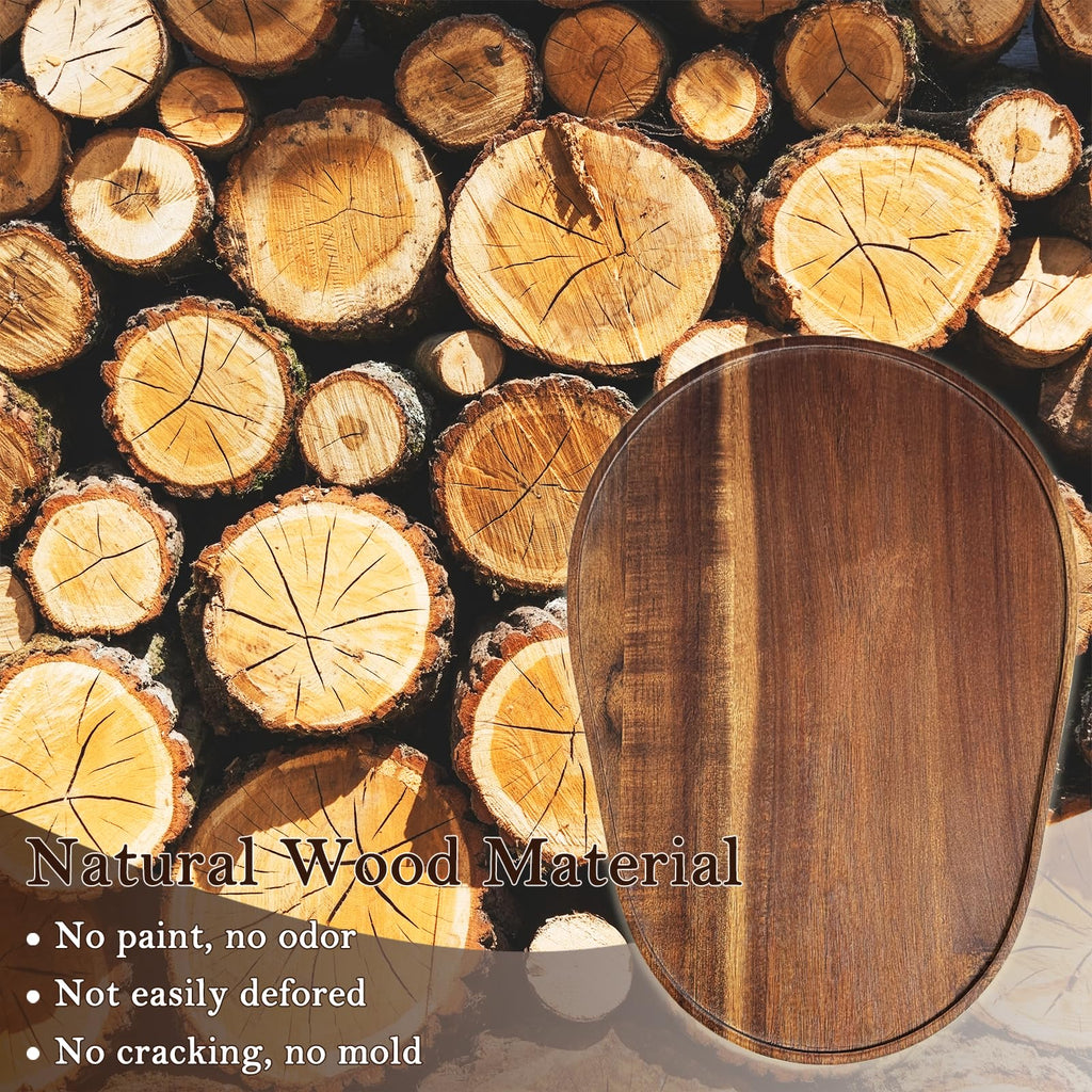 Acacia Wood Mixer Slider Mat for Kitchen Aid 5-8 Qt Tilt-Head Stand Mixer Kitchen Appliance Slider Tray Countertop Storage Attachments