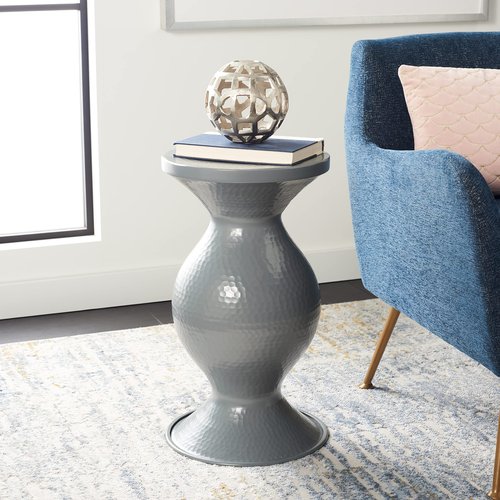 Safavieh Home Collection FOX5505 Side Table, Dark Grey