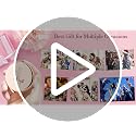 Engraved Pocket Compact Mirror - 2.6” Round Metal Double Sided 1X/2X