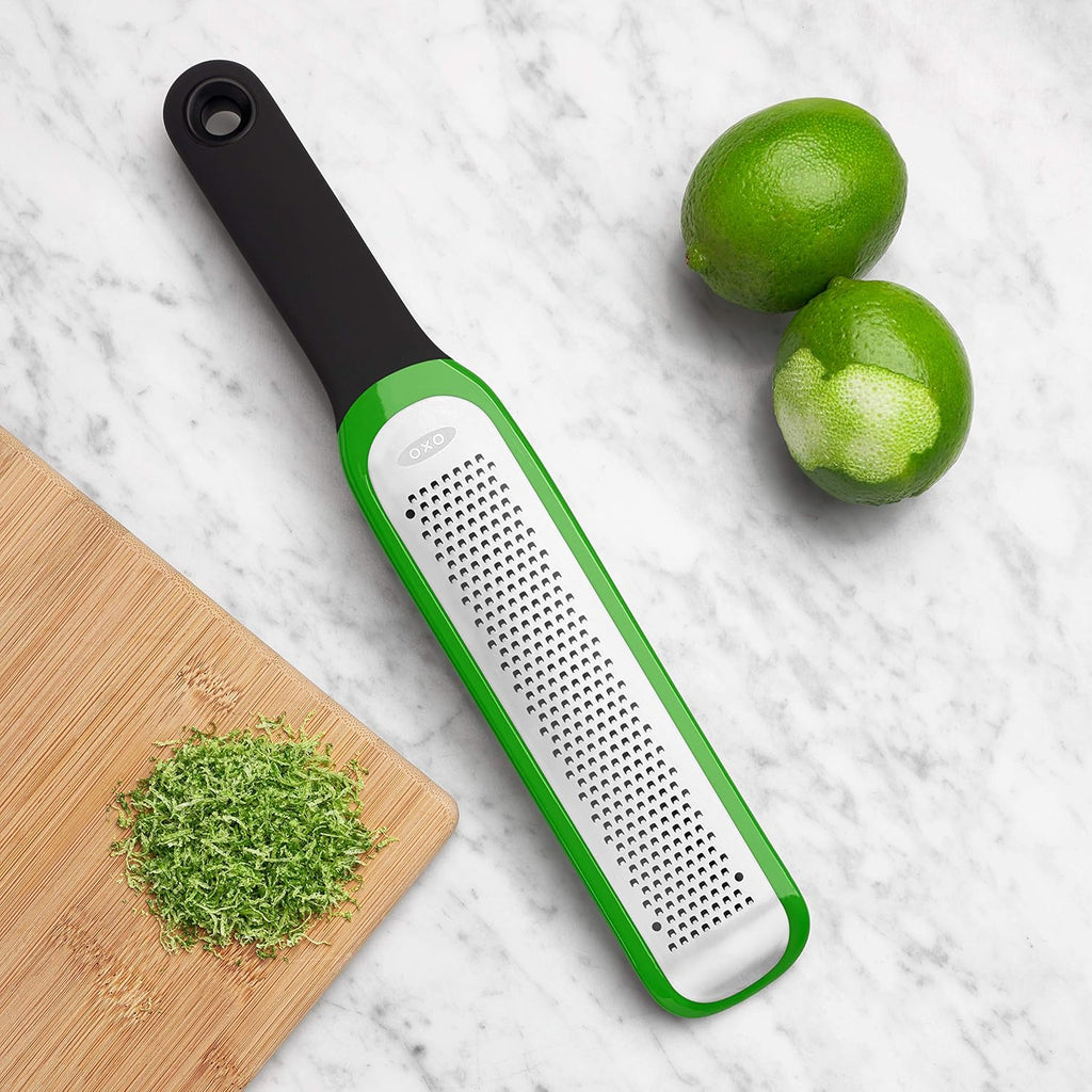 OXO Good Grips Zester & Grater - Precision Etched Blades for Effortless Citrus Zesting & Grating