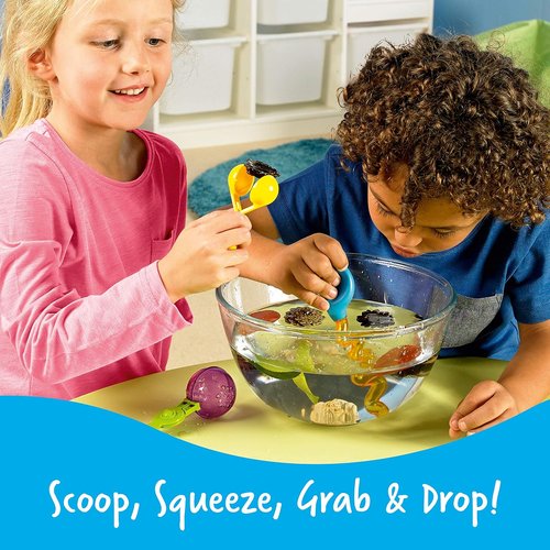Learning Resources Helping Hands Fine Motor Tool Set - Sensory Bin Toys for Montessori & Therapy Games