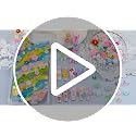 Kikonoke 200PCS Clear Glitter Flower Nail Charms 3D Resin Floral Art