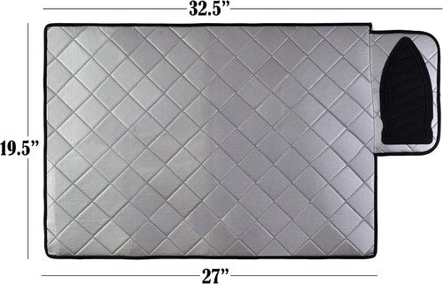 Handy Laundry Magnetic Ironing Mat - Transform Any Surface into an Ironing Board | Portable 19 x 28 Inches