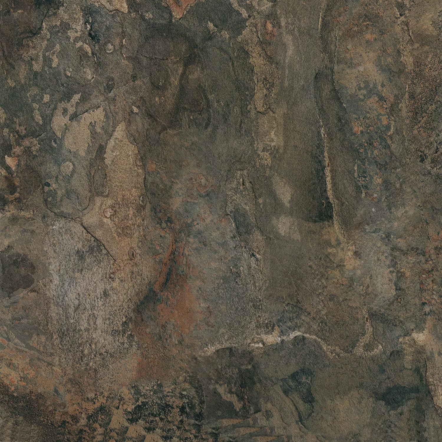 Nexus Self-Adhesive Vinyl Floor Tiles - Dark Slate Marble, 12" x 12", 20 Tiles | Easy Peel & Stick DIY Flooring