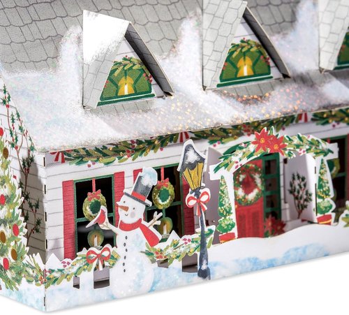American Greetings Magic Moments Christmas Decoration - Charming Winter House Design