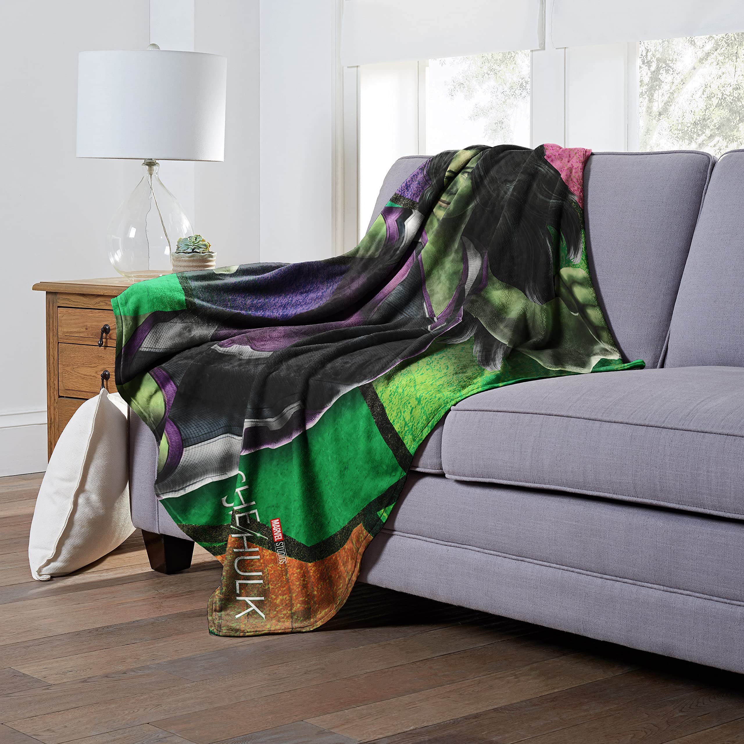 Northwest She-Hulk Silk Touch Throw Blanket, 50" x 60", Strong As She