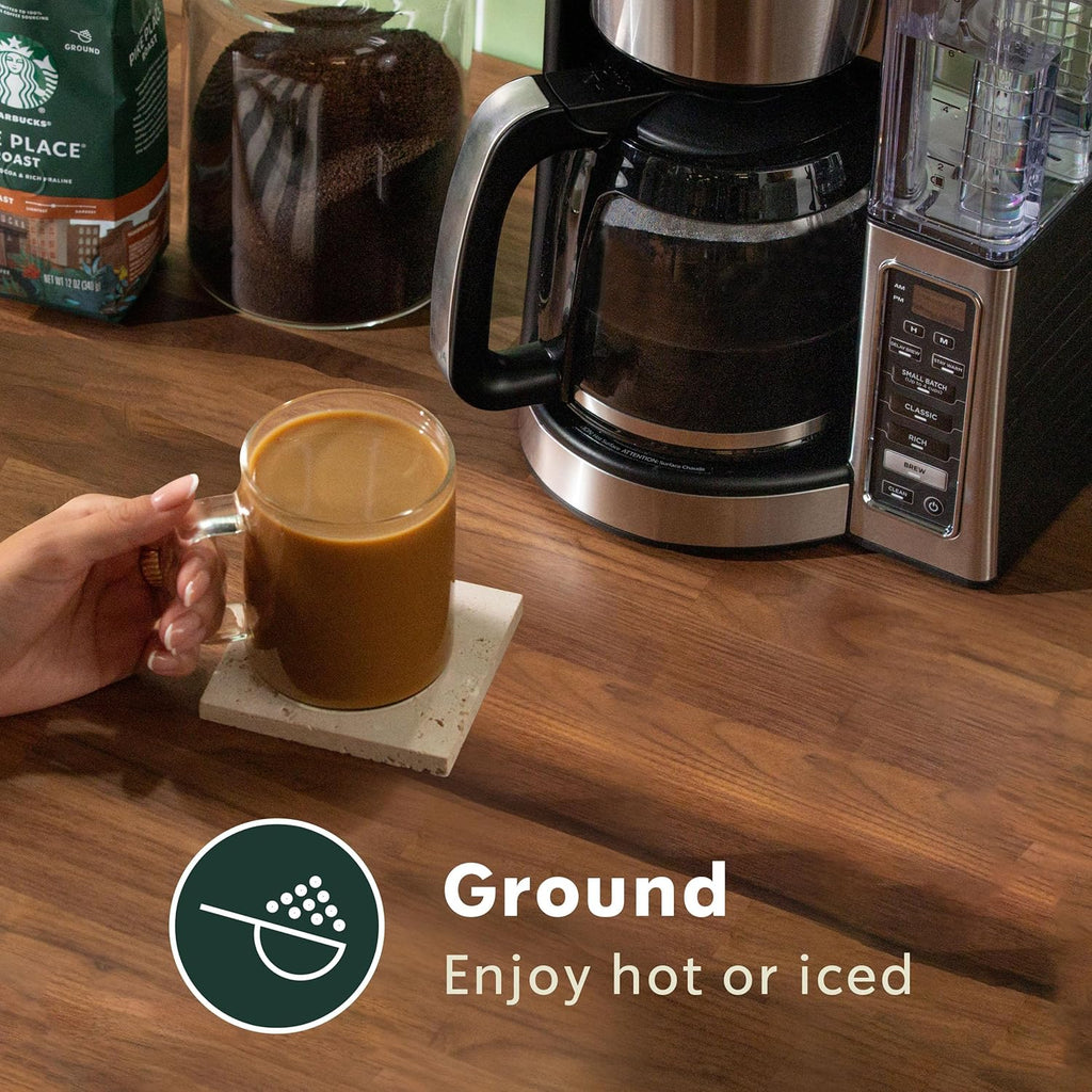 Starbucks Ground Coffee - Dark Roast Caffè Verona for Hot or Iced Coffee | 18 oz Bag