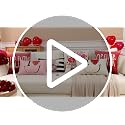 Valentine's Day Throw Pillow Cover 12x20 Inch - Heart Design