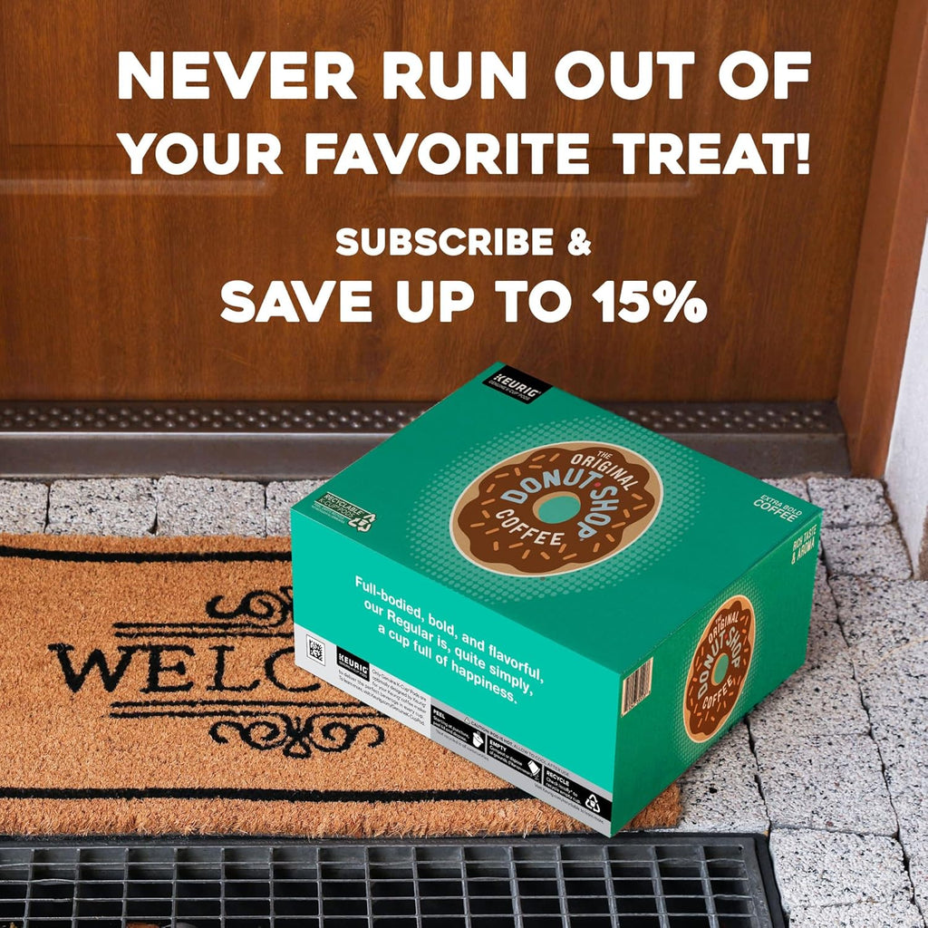 Original Donut Shop Medium Roast Coffee Pods - Regular Single-Serve Keurig K-Cup Pods | 32 Count