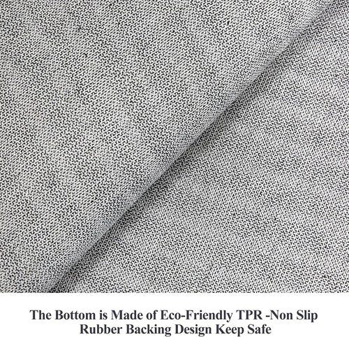 HY HAO YUN LAI Non-Slip Kitchen Runner Rug - Ultra Soft & Washable, Grey 2' x 12'
