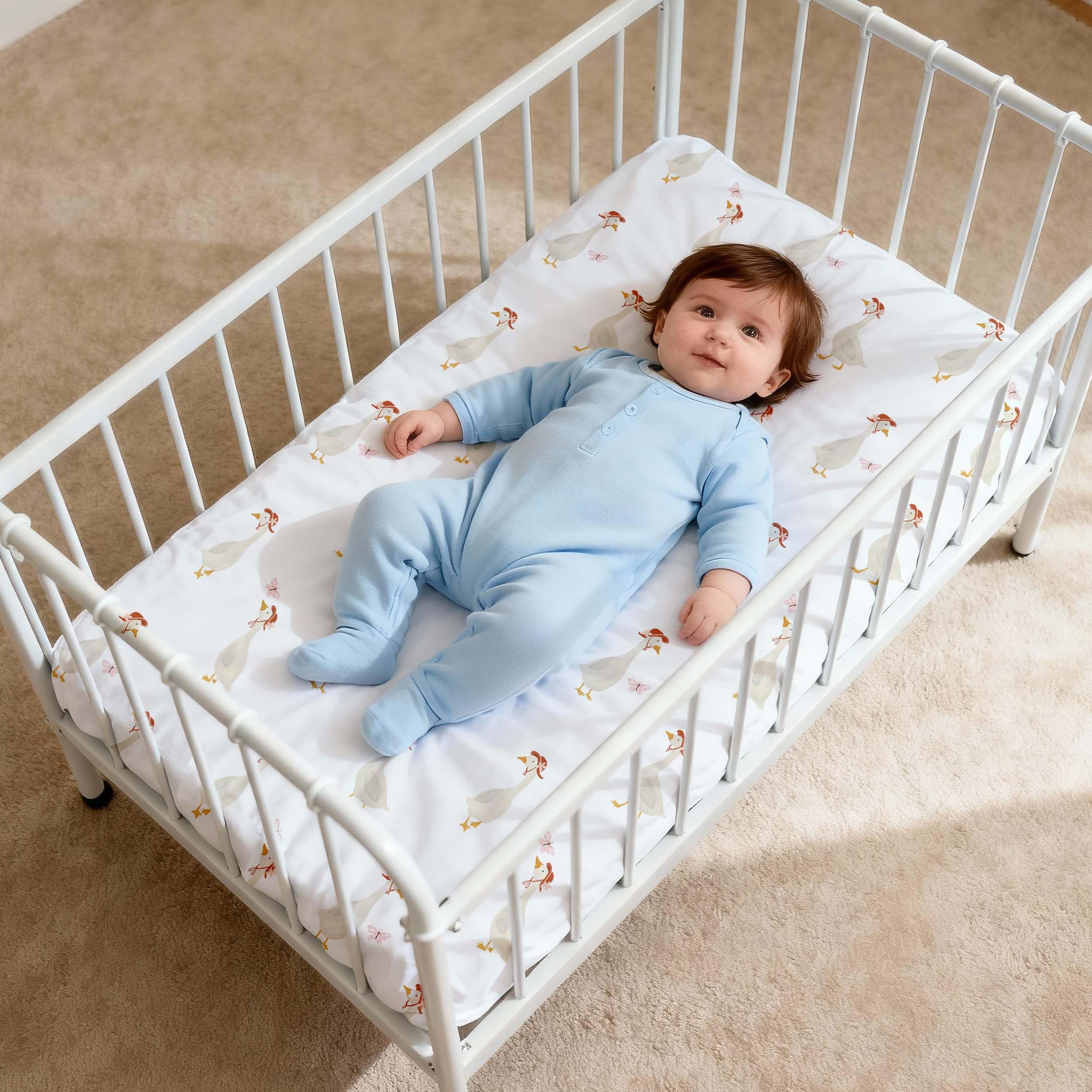Civarua Kids Bedside Sleeper Bassinet Fitted Sheets 20 x 33, 3 Pack Baby Delight Beside Me Dreamer,Babybond,Jimglo,koola,cowiewie,fodoss, Dream On Me Baby Square Bassinet, Pink Animal