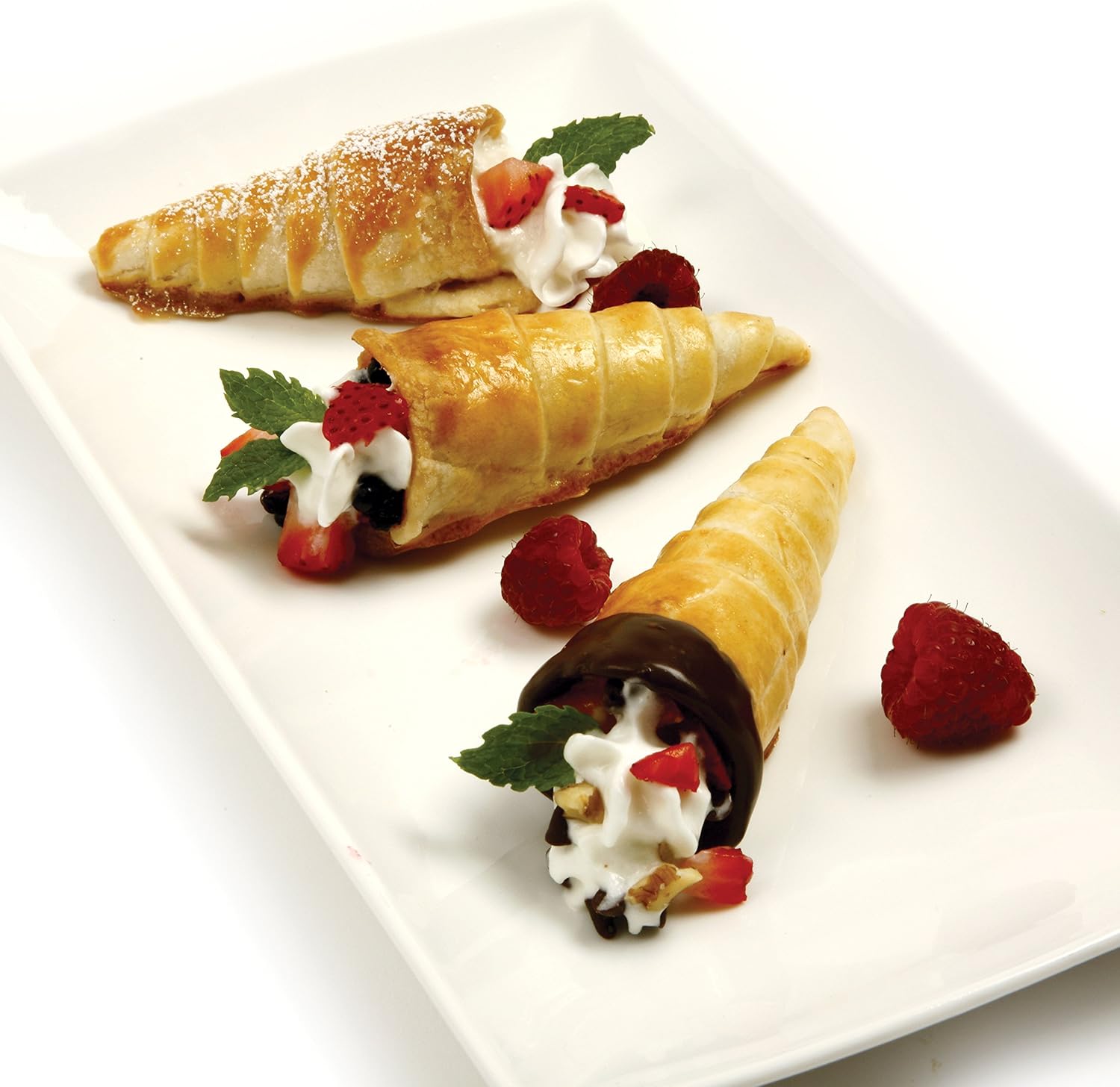 Norpro Stainless Steel Cream Horn Molds - Set of 6 Durable Baking Tools for Perfect Pastries