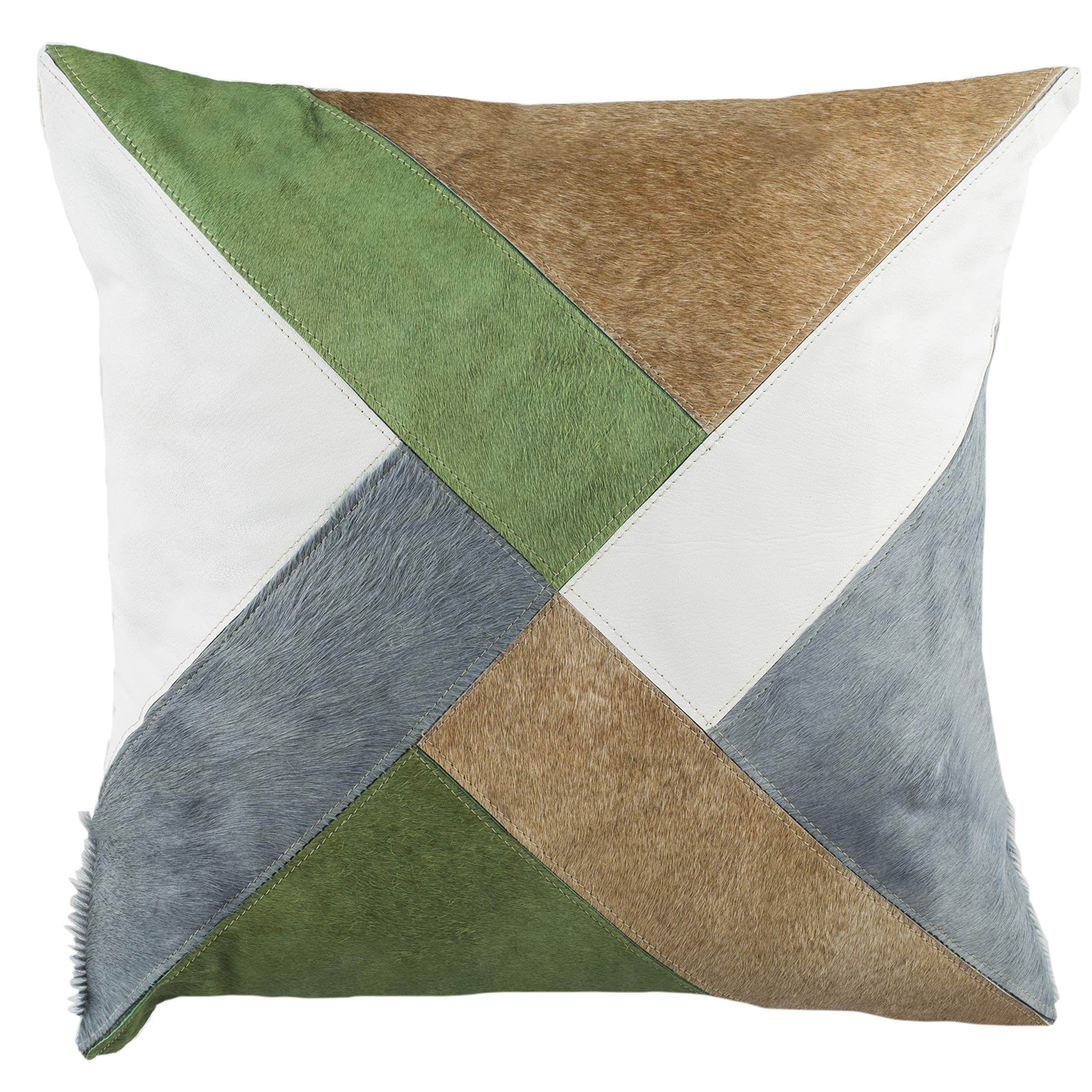 SAFAVIEH Clovis Cowhide Throw Pillow, Multicolored